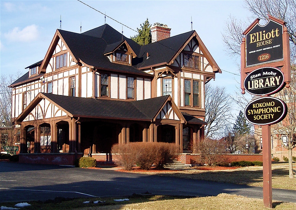 Elliott House in the Old Silk Stocking Historic District in Kokomo, Indiana