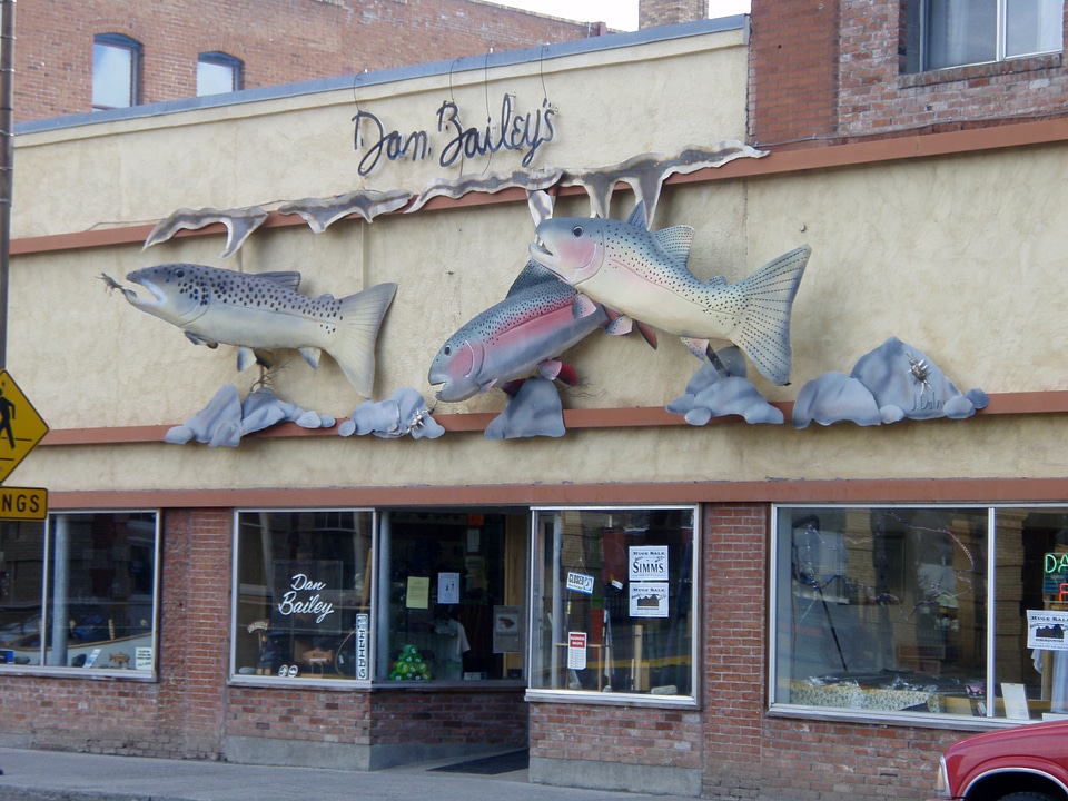 Dan Bailey's Fly Shop in Livingston in Montana