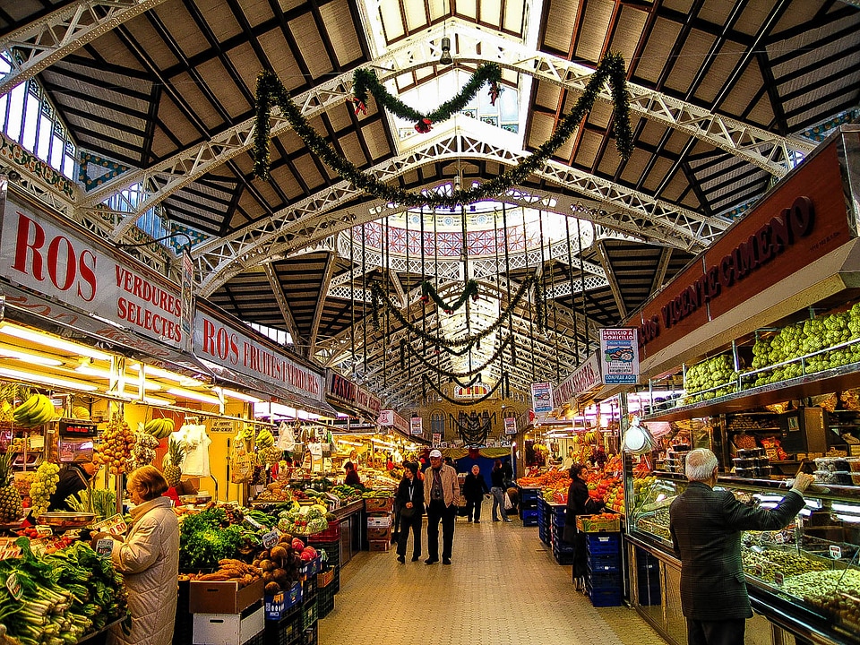 Market in Valencia, Spain