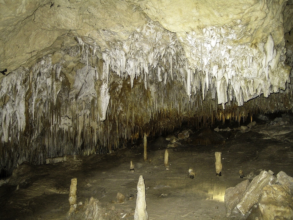 Inside Kelly Hill in South Australia