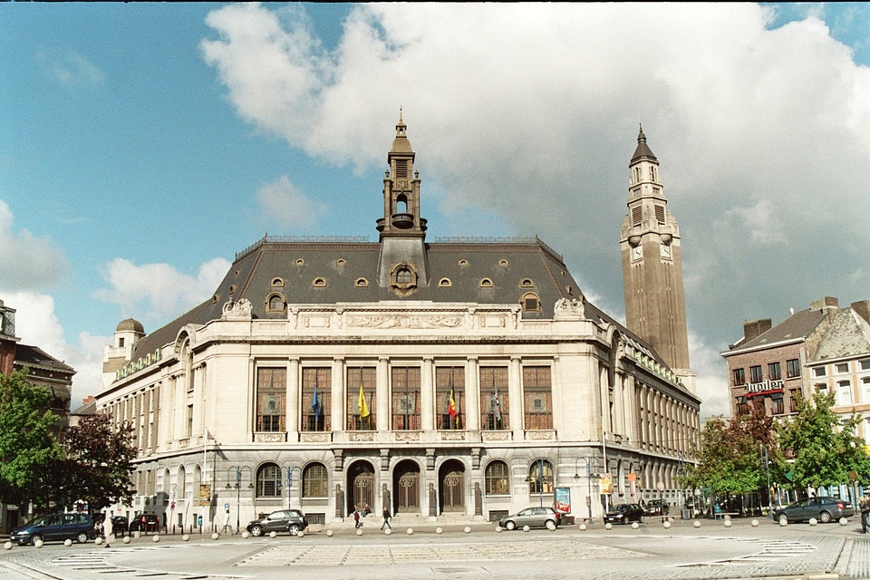 Charleroi city hall in Belgium