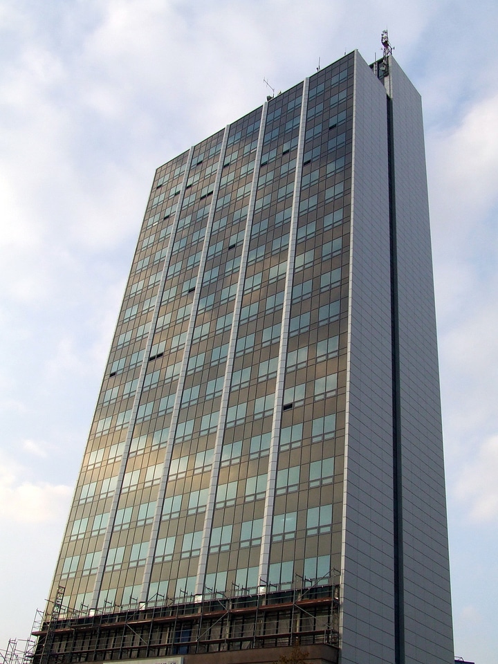 Large Tall Tower in Sosnowiec