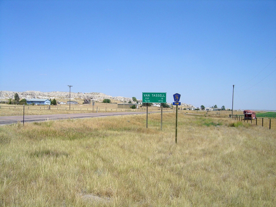 Van Tassell from Hwy 20 in Wyoming
