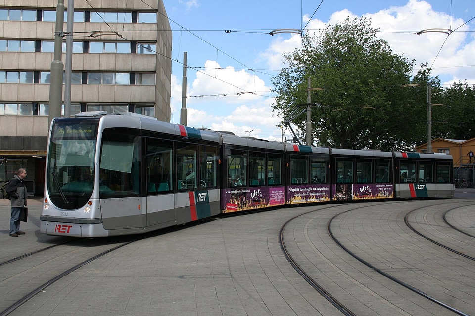 Citadis Tram in Rotterdam, Netherlands
