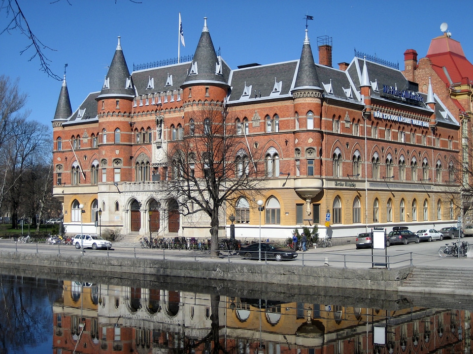 Nerikes Allehanda, newspaper former offices in Orebro, Sweden