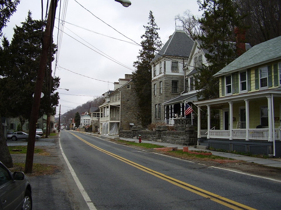 Historic buildings in Port Deposit, Maryland