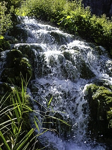 Small Water Cascades in Plitvice Lake National Park, Croatia photo