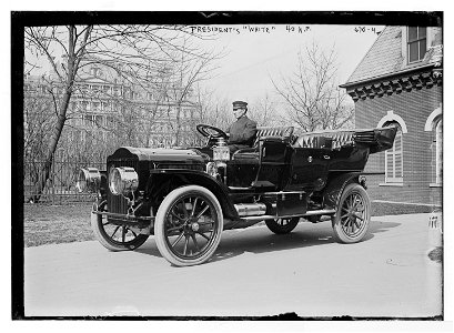 President's White (automobile) - 40hp, Washington, D.C. LCCN2014683206 photo