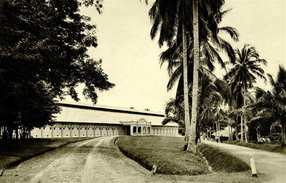 KITLV - 78304 - Kleingrothe, C.J. - Medan - Fermentation barn on a tobacco plantation of the Amsterdam Deli Company at Kala Hoen Penang (Kela Hoen Piang) at Medan - circa 1900