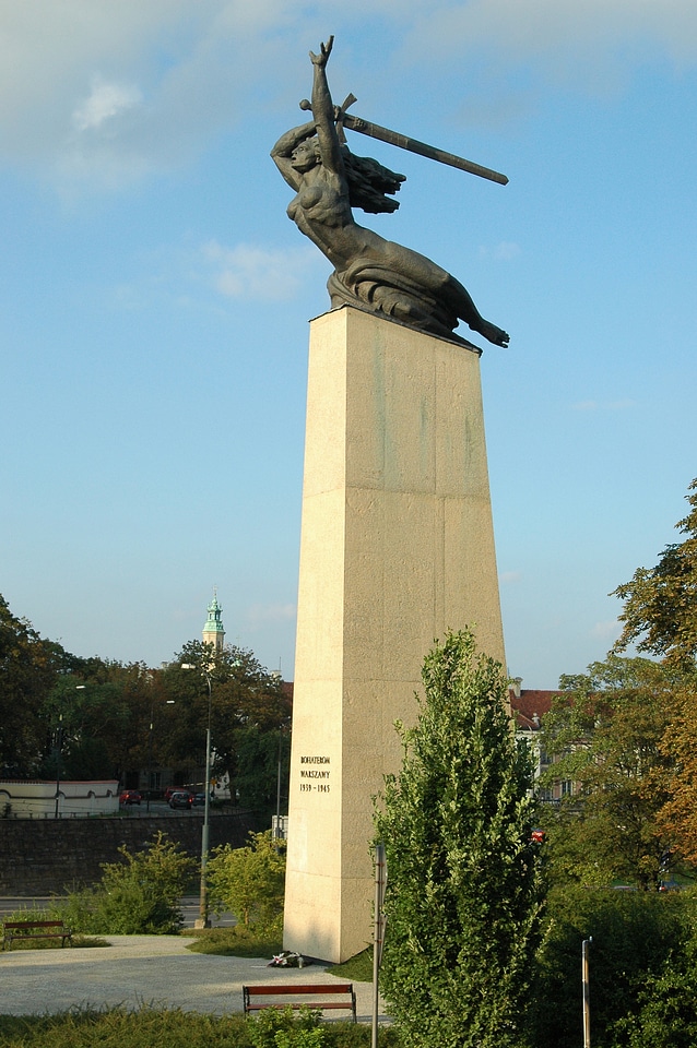 Nike Monument in Warsaw, Poland