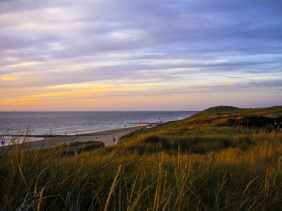 Dunes at Scheveningen and at Kijkduin near Hague, Netherlands