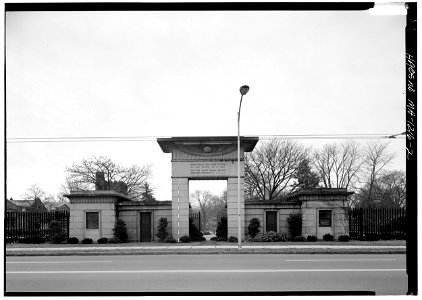 Main gate of Mount Auburn Cemetery - 080155pu photo
