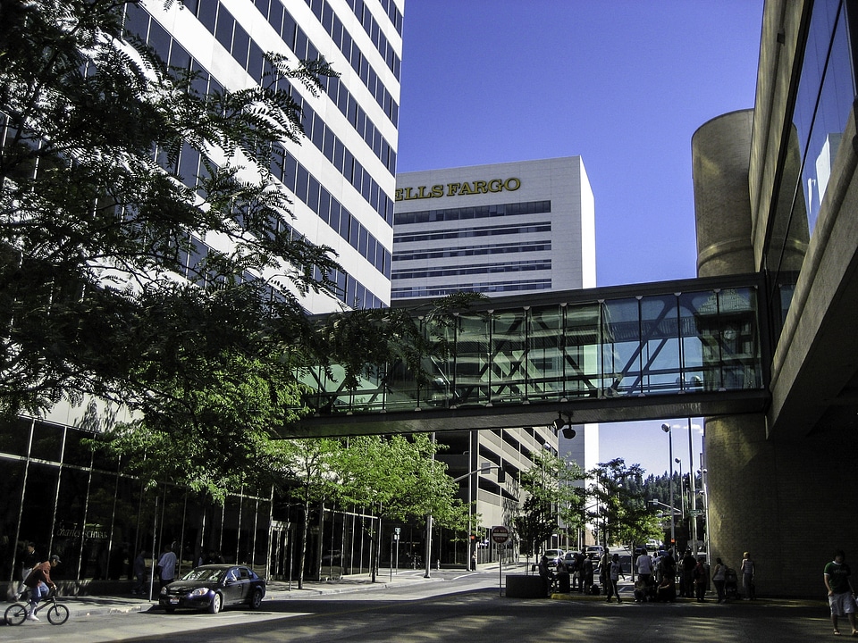 Skywalk in Spokane, Washington photo