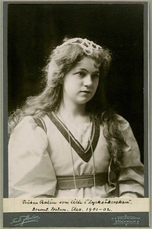 Margot Rolén, rollporträtt - SMV - H7 080