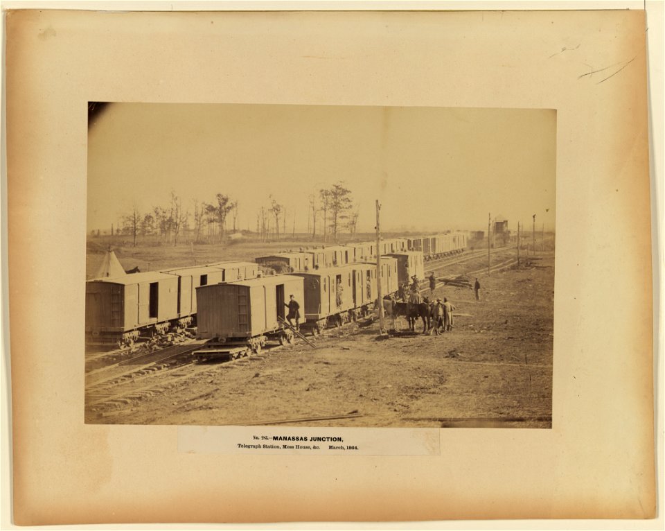Manassas Junction, telegraph station, mess house, etc. March 1864 LCCN2004680112