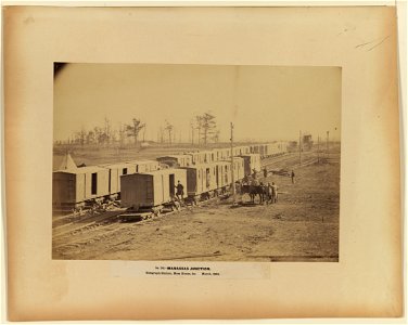 Manassas Junction, telegraph station, mess house, etc. March 1864 LCCN2004680112