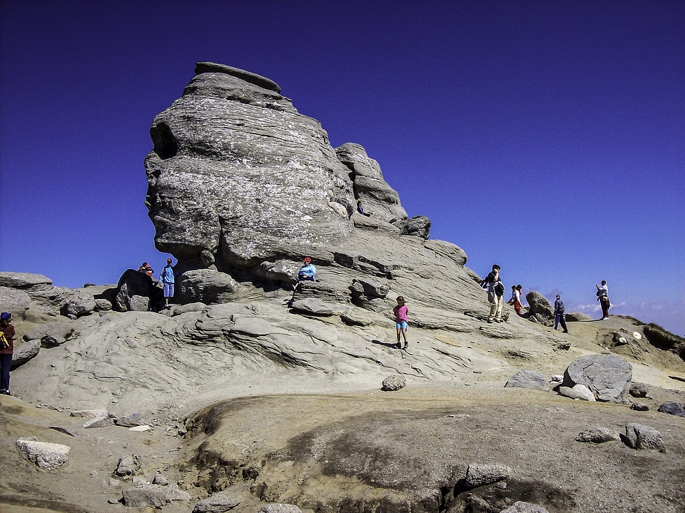 The Bucegi Sphinx in Romania