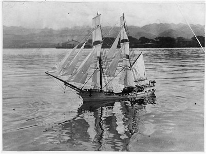 Model of USS PEACOCK (1826) - NH 118