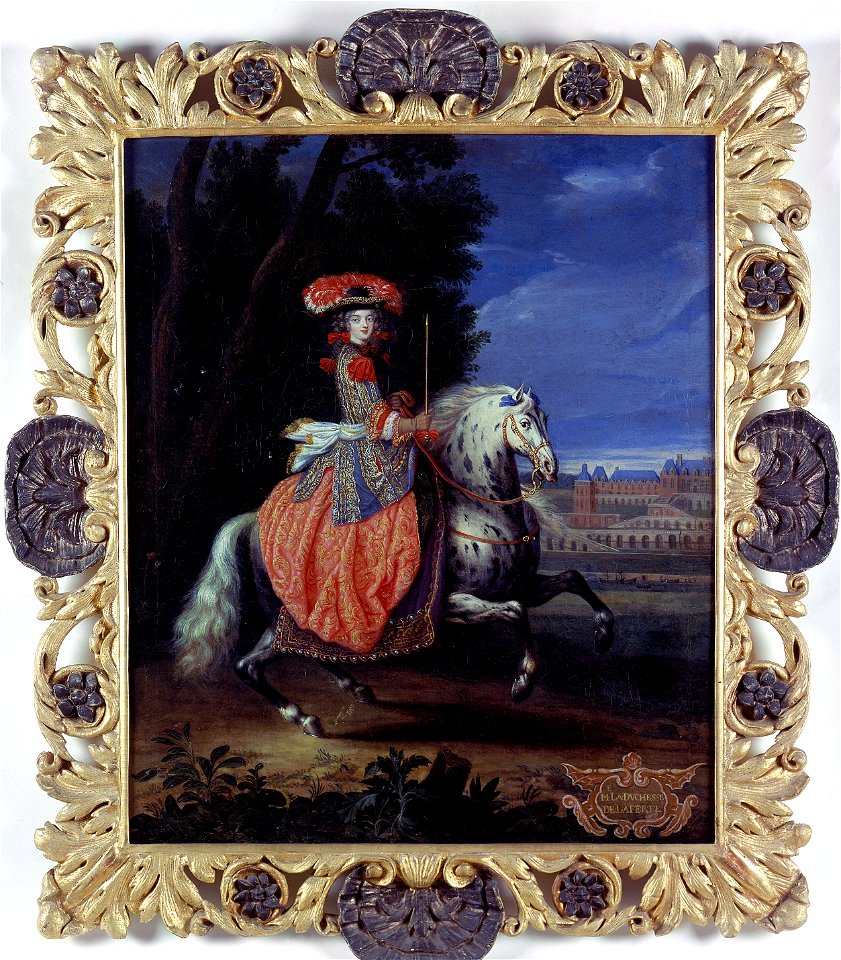 Madame La Duchesse de la Ferté, f.1654. Oljemålning på duk - Skoklosters slott - 48097