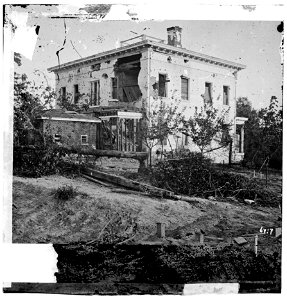Atlanta, Ga. The shell-damaged Ponder House LOC cwpb.02231