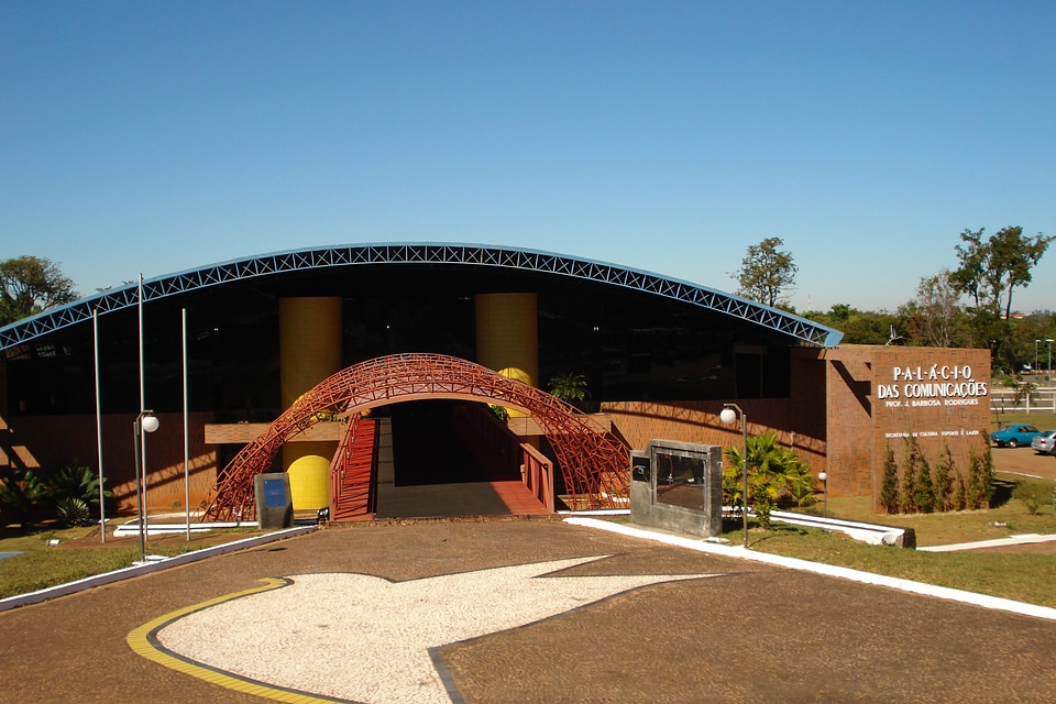 Communications Palace Building in Campo Grande, Brazil