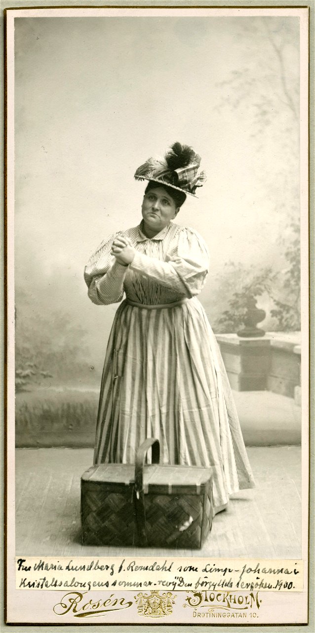 Maria Lundberg, rollporträtt - SMV - H11 026