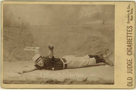 Monte Ward, New York Giants, baseball card portrait LCCN2007683757