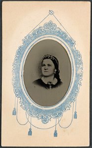 Mary Todd Lincoln) - Union card picture, made by George F. Ayer, photographer, 161 Middle Street, Portland LCCN2014646217