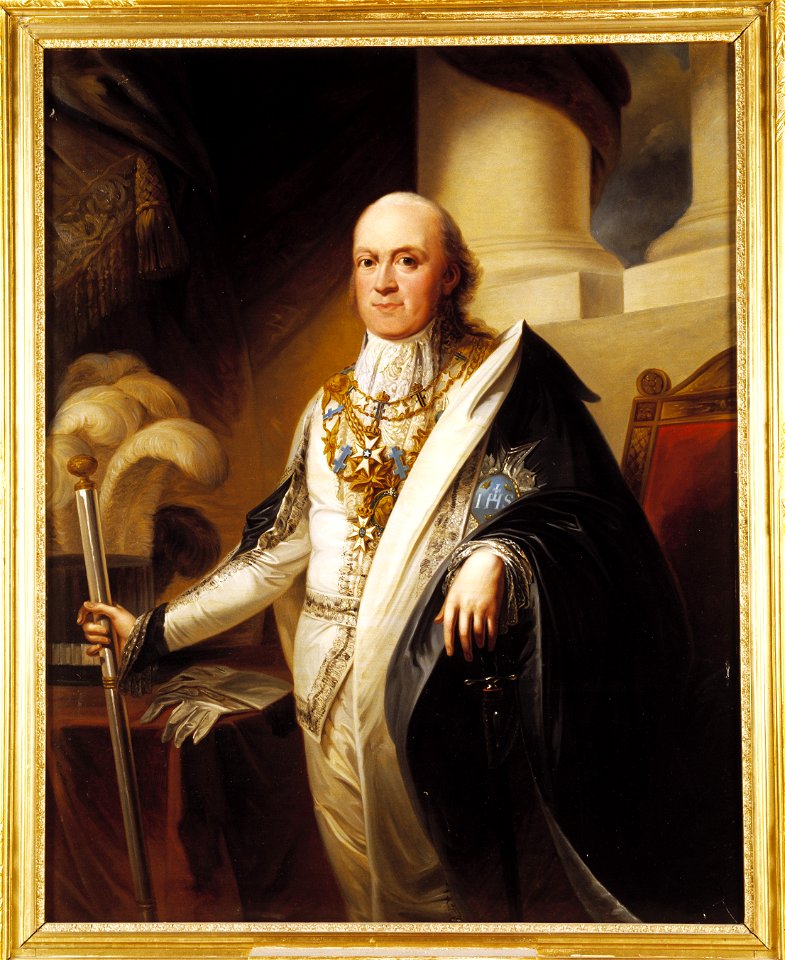 Magnus Fredrik Brahe, 1756- 1826. Oljemålning på duk - Skoklosters slott - 39137