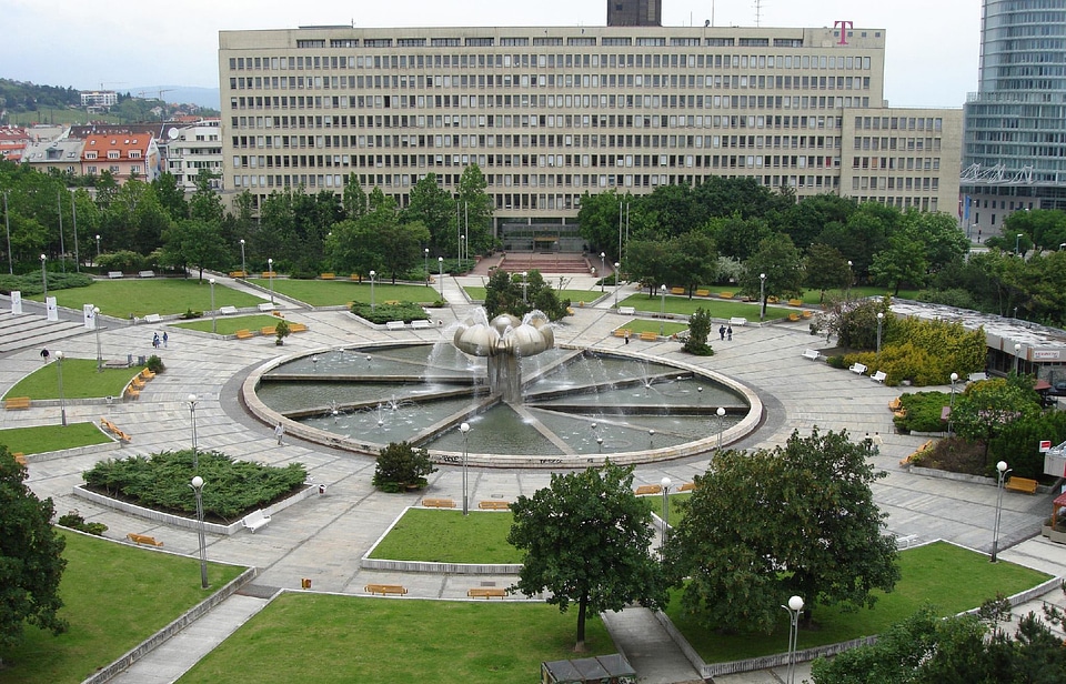 Freedom Square in Bratislava, Slovakia