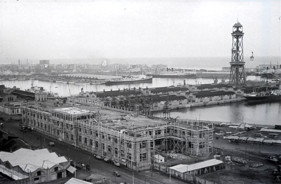 ETH-BIB-Hafen von Barcelona-Nordafrikaflug 1932-LBS MH02-13-0619