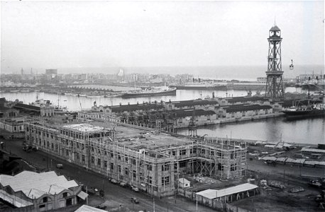 ETH-BIB-Hafen von Barcelona-Nordafrikaflug 1932-LBS MH02-13-0619