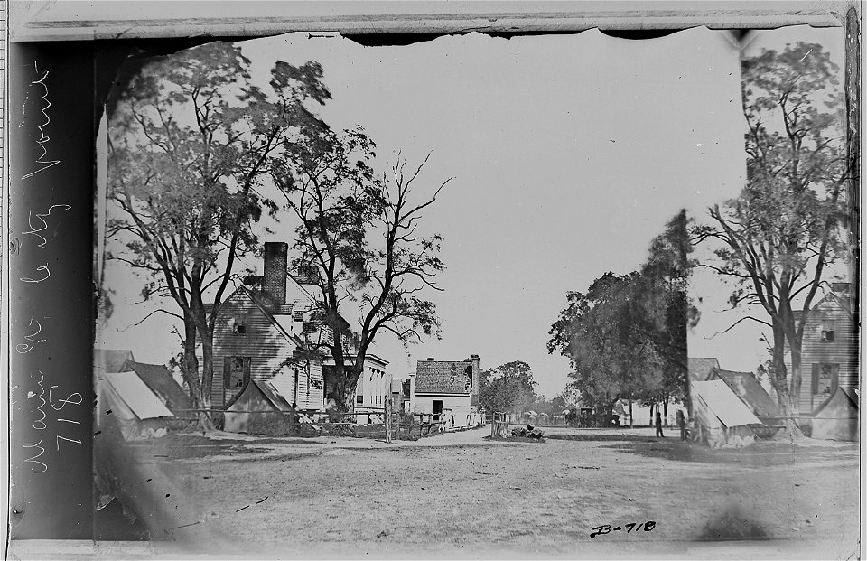 Main street at City Point, Va. Patrick's headquarters - NARA - 525123
