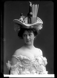 Maja Johansson in Kalle Munter at Södra teatern 1906 - SMV - GJ036