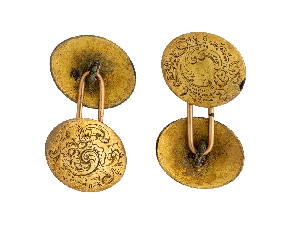 Manschettknappar, 1860-tal - Hallwylska museet - 109604