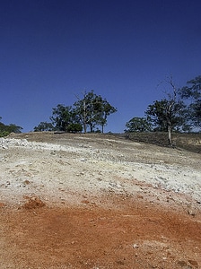 Arid landscape in New South Wales, Australia photo