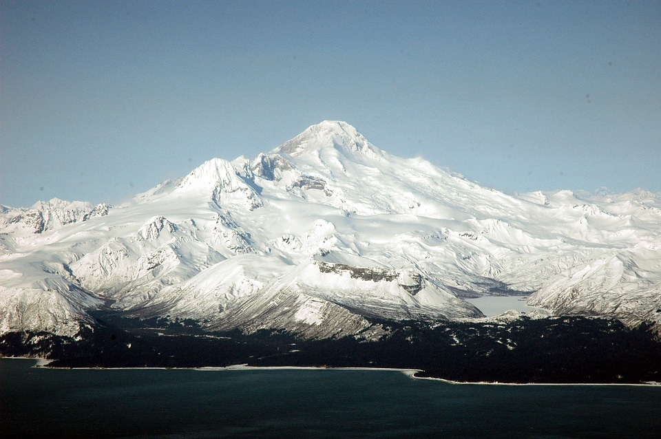 Iliamna volcano landscape at Lake Clark National Park, Alaska