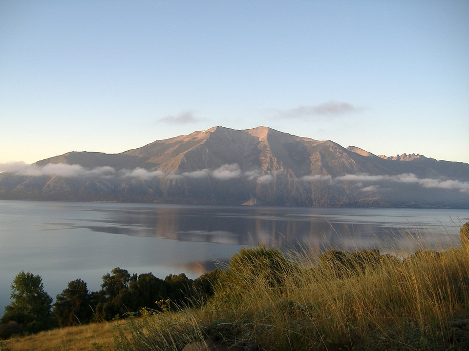 Lake Huechulaufquen, Neuquén landscape in Argentina