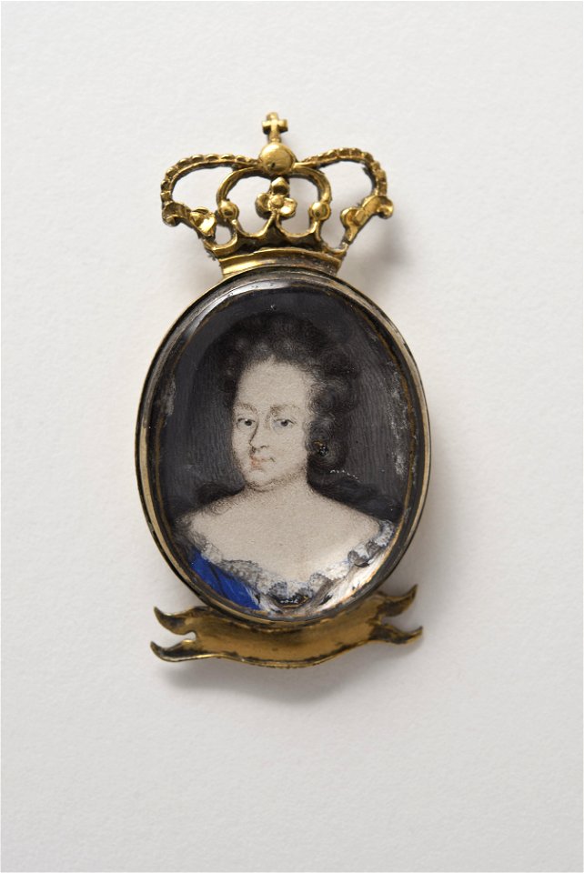 Maria Amalia (1653-1711), prinsessa av Kurland, lantgrevinna av Hessen-Kassel, gift med Karl - Nationalmuseum - 174903