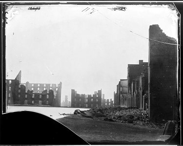 Ruins of Galligo Mills, Richmond, Va., 1865 - NARA - 524531 photo