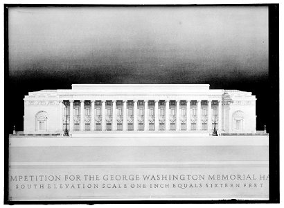 WASHINGTON MEMORIAL. DRAWINGS LOC hec.04220