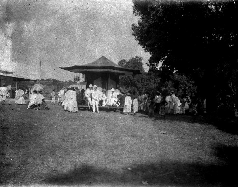 Marknadsfest. Karusell. Datum, 1906. Ort, Marovoay. Madagaskar. Marovoay - SMVK - 021854