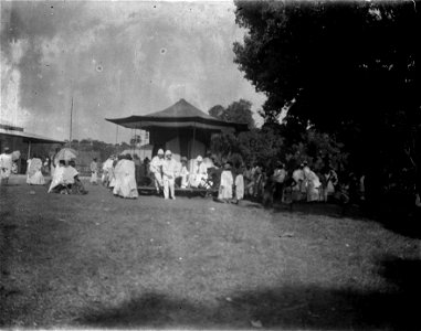 Marknadsfest. Karusell. Datum, 1906. Ort, Marovoay. Madagaskar. Marovoay - SMVK - 021854