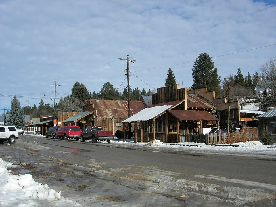 Streetside in Idaho City in 2005 in Idaho