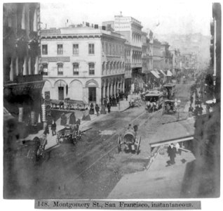 Montgomery Street, San Francisco, Instantaneous LCCN2002723081
