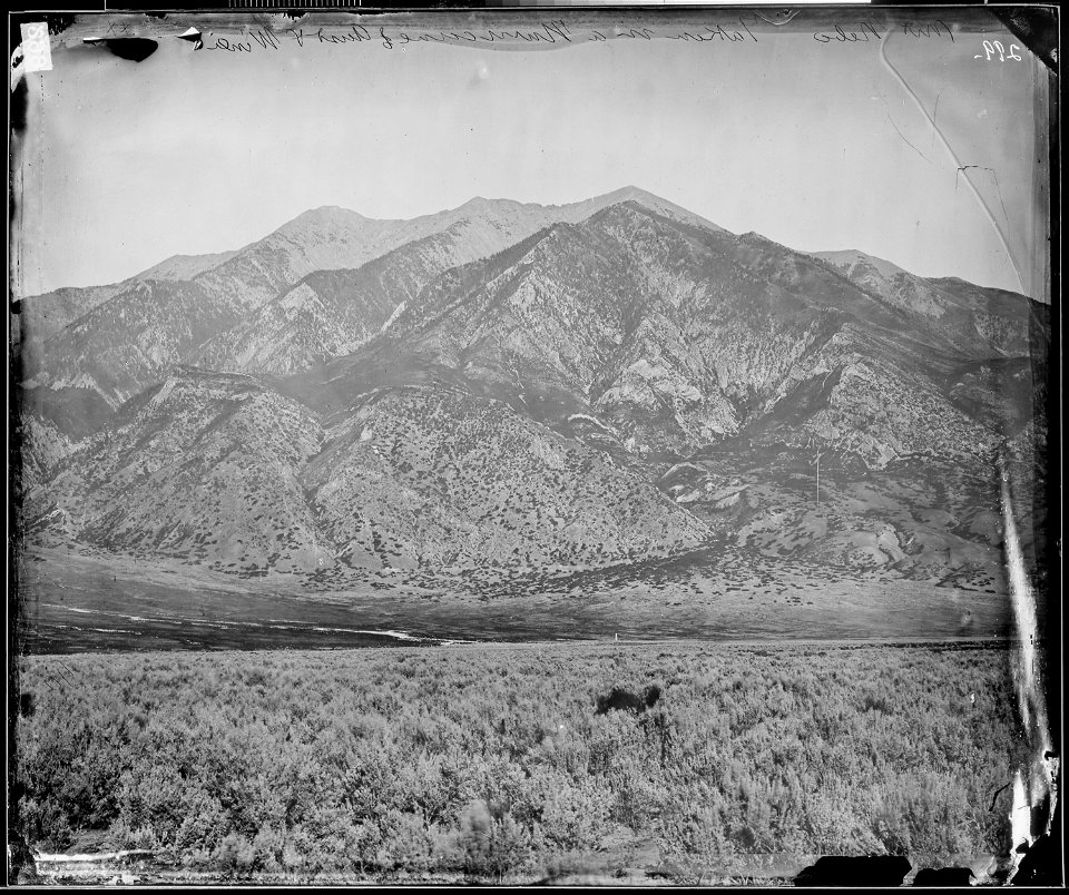 MOUNT NEBO, TAKEN IN A HURRICANE OF DUST AND WIND, UTAH - NARA - 524250