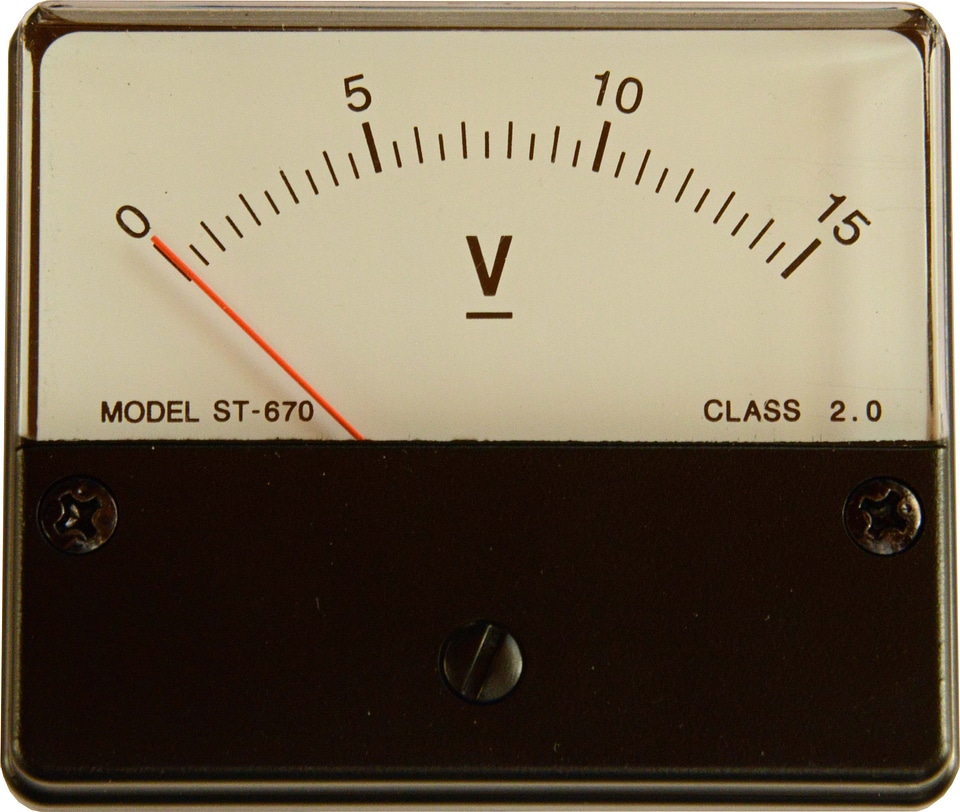 Meter volt meter measurement