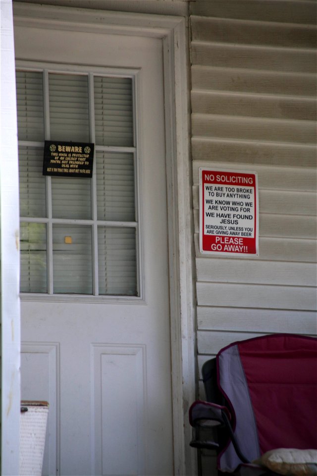 No Soliciting (41961174505) photo