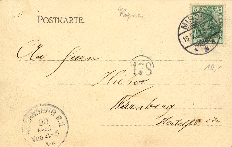 Mirow (Meckl.), Mecklenburg-Vorpommern - Stadtansicht (back) (Zeno Ansichtskarten)