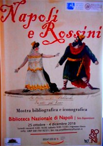 Exhibition Naples and Rossini up to December 4, 2018 at National Library of Naples (free entrance) (30610472137) photo